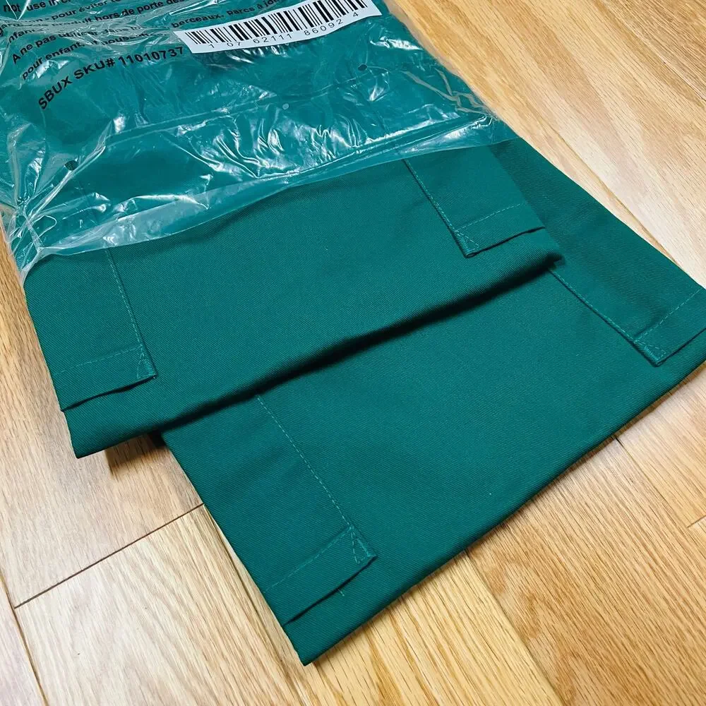 NEW Set of 2 Starbucks Aprons Holiday Green Barista